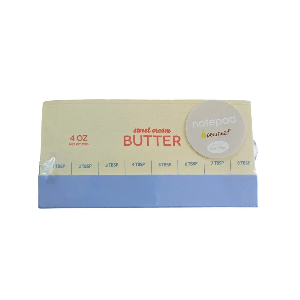 Pearhead Stationery Set Yellow Blue New Butter Binder Notebook Notepad